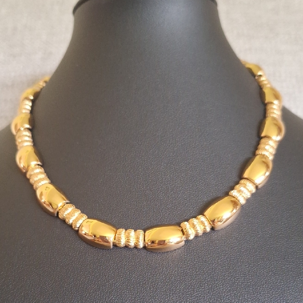 Monet Gold Tone Choker